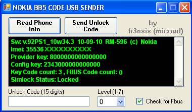 Nokia unlock code